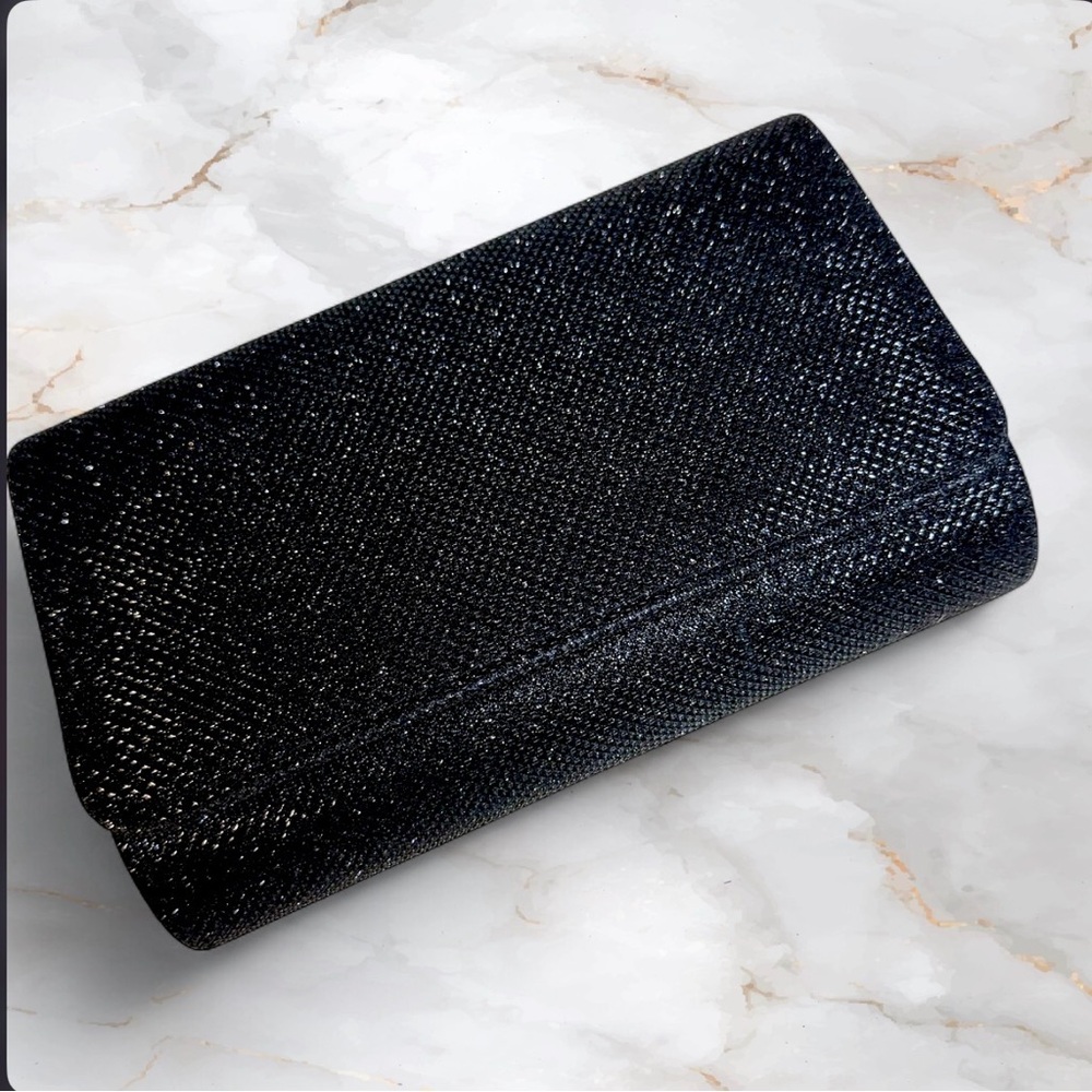 NWT La Regale Shimmer Clutch (Safety Glitter) Comes with Alternative Strap